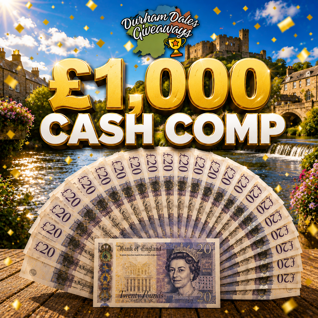 £1,000 Cash Comp!